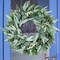 26" Eucalyptus Wreath Large Artificial Greenery Outdoor/Indoor Wreath Spring/Summer Wreath Green Wreaths for Front Door Porch Window Wall Hanging Decor All Year Round Wreath(Green)